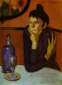 Absinthe Drinker 1901 Pablo Picasso